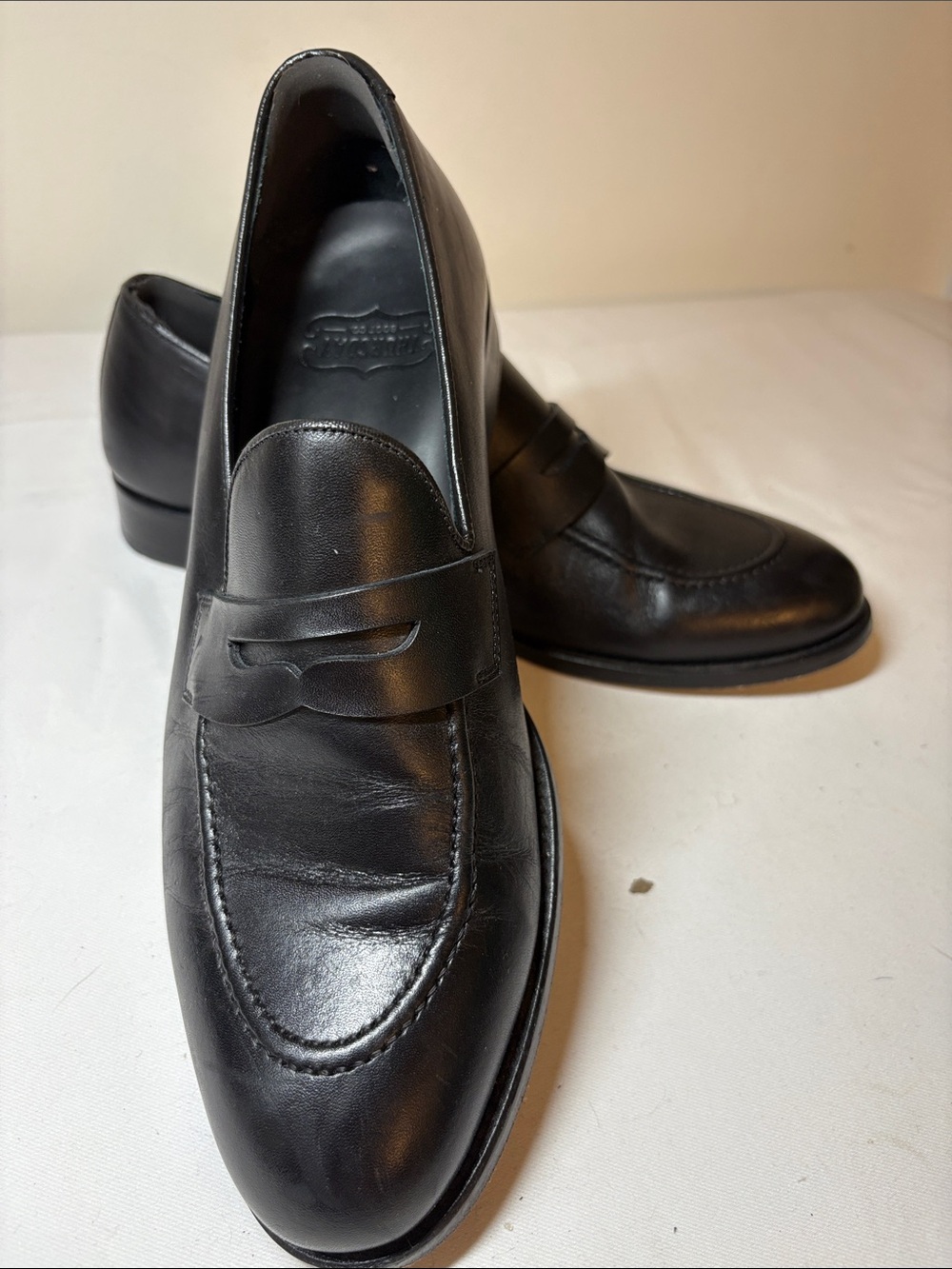 Thursday Boot Company Black Leather Lincoln Loafer Size 8
